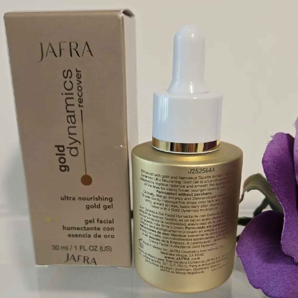 JAFRA Gold Dynamics Gold Gel Serum • Ultra Nourishing • Anti‑Aging • 1 oz NWT